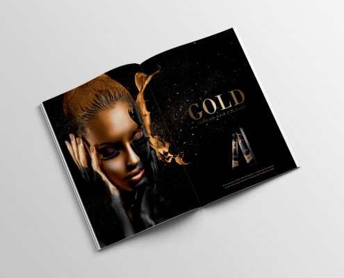 Ad for GOLD. Ran in 4 countries and 6 different magazines in 2017.